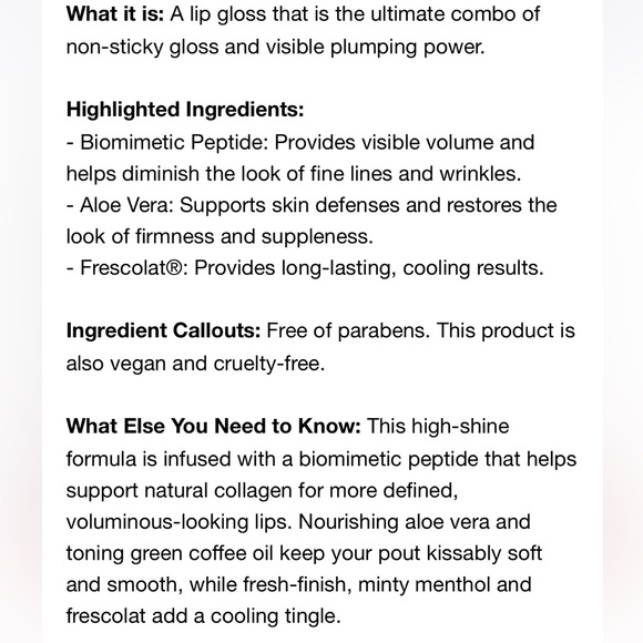 NIB ICONIC London lip plumping gloss - Picture 6 of 6